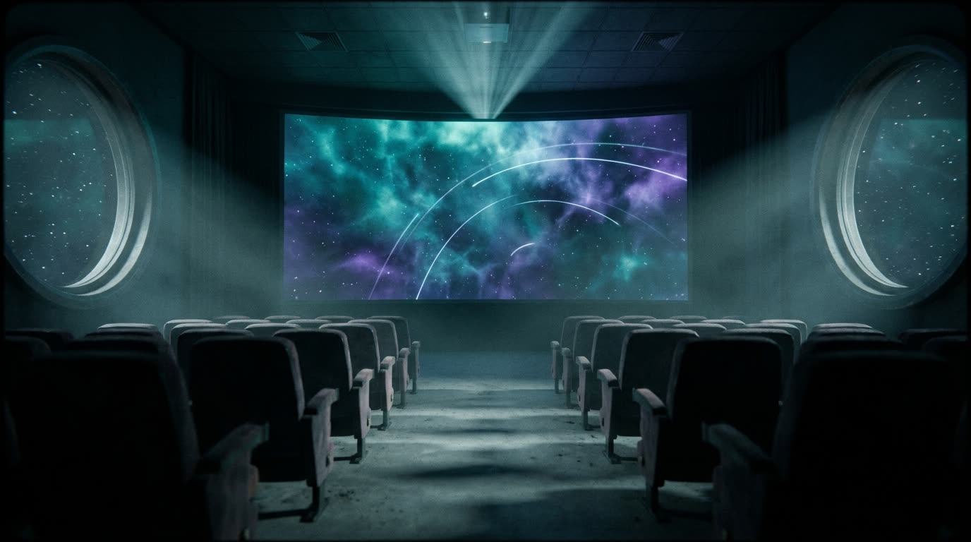 The Film Room: a screening room in deep space